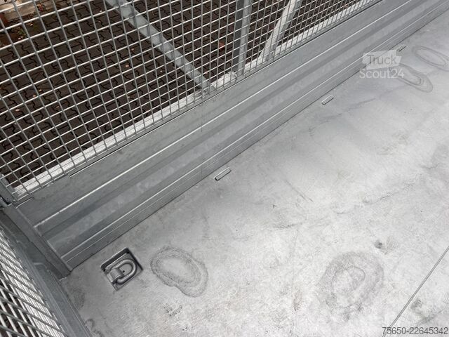 Kippivaunu Möslein TTD 19 AB  19 t Tandemkipper Tieflader, BreitbereifungGitteraufsatz