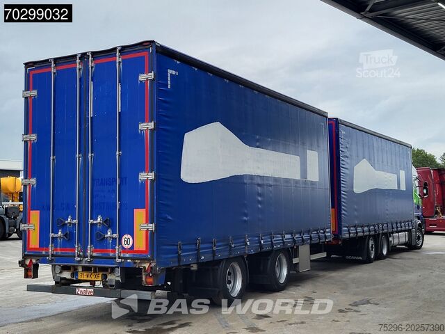 Scania R R410 6X2 NL-Combi Curtainsides Lift+steering axle Automatic Euro 6 Scania R410 R 6X2 NL-Combi Curtainsides Lift+steering ...
