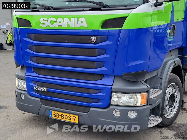 Scania R R410 6X2 NL-Combi Curtainsides Lift+steering axle Automatic Euro 6 Scania R410 R 6X2 NL-Combi Curtainsides Lift+steering ...
