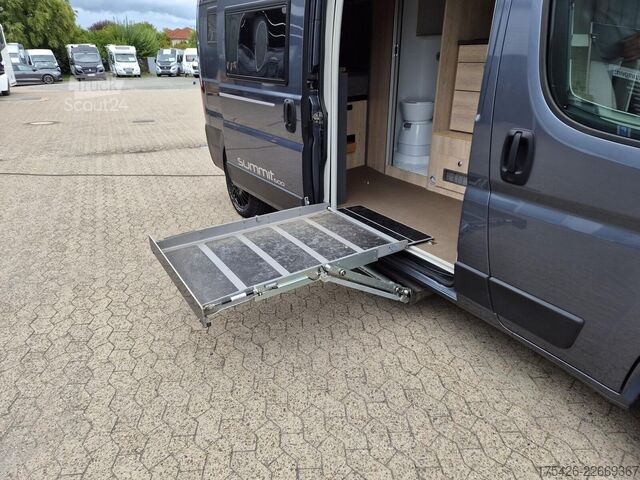 Husbil PÖSSL Summit 600 Fiat 160 PS Lift für Rollstuhl