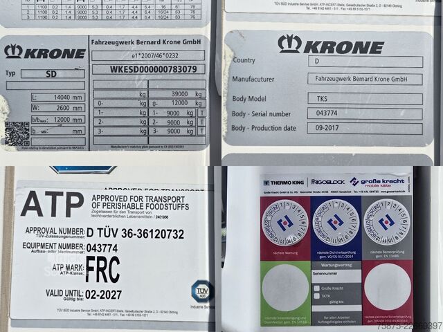 Kjølesemi KRONE TK Spectrum Bi-Temp DoSt Blumenbreite PaKa