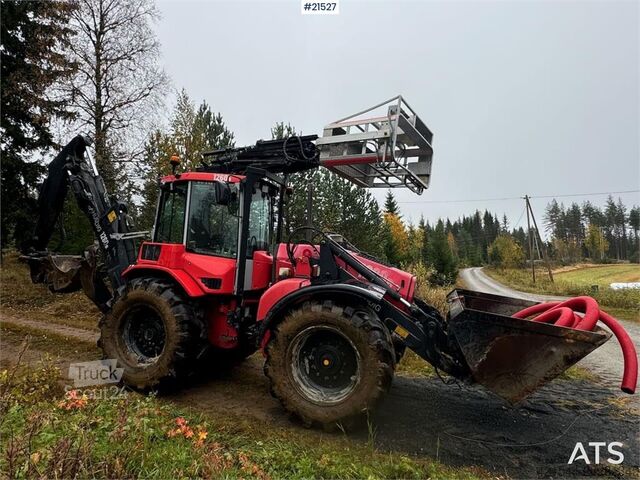 Kaivinkoneen varsi Huddig 1260B Backhoe w/ Huddig 2000 lift, tilt and sandin