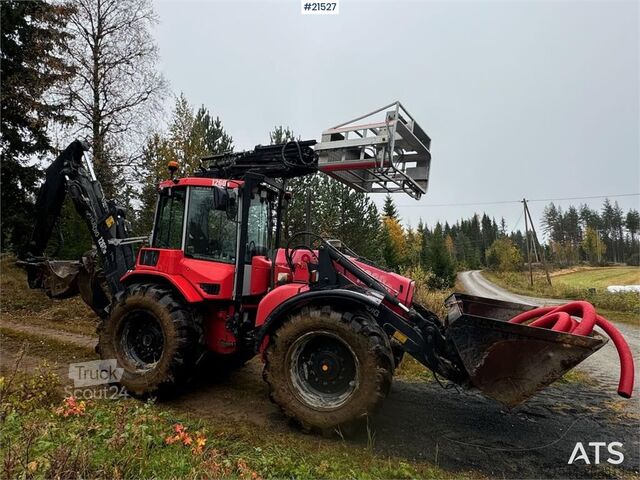 Kaivinkoneen varsi Huddig 1260B Backhoe w/ Huddig 2000 lift, tilt and sandin