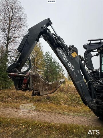 Kaivinkoneen varsi Huddig 1260B Backhoe w/ Huddig 2000 lift, tilt and sandin