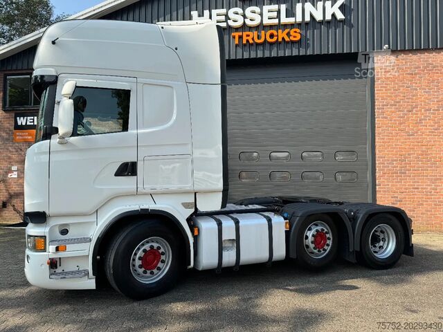 Štandard-SZM Scania R520 V8 6X2 Topline Retarder 2x tank NL Truck