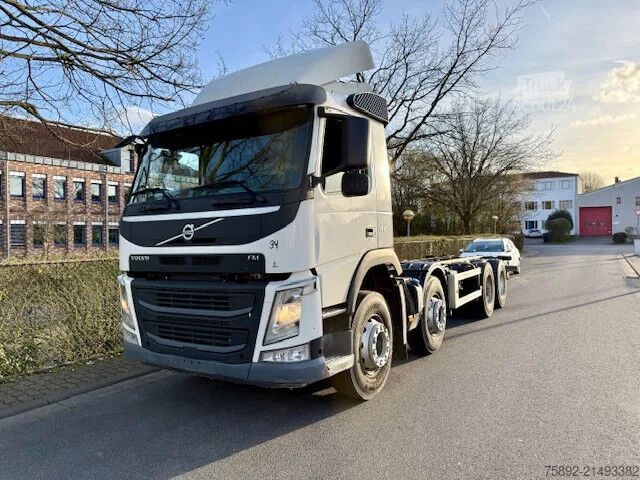 Шасси с кабиной Volvo FM 410 / 8x4 / Blatt - Luft / Eu6
