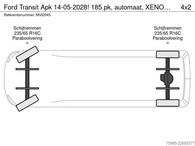 Umpikorja-auto Ford Transit Apk 14-05-2028! 185 pk, automaat, XENON...