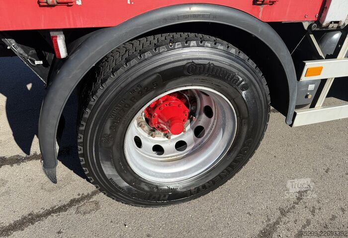 Camión plataforma con toldo Scania R164LB 4x2 Plane/HB / Swiss-Vehicle