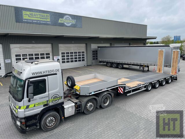 LÄglastare Faymonville MAX Trailer 4-Achs-Tele-Semi-Rampen-nlla