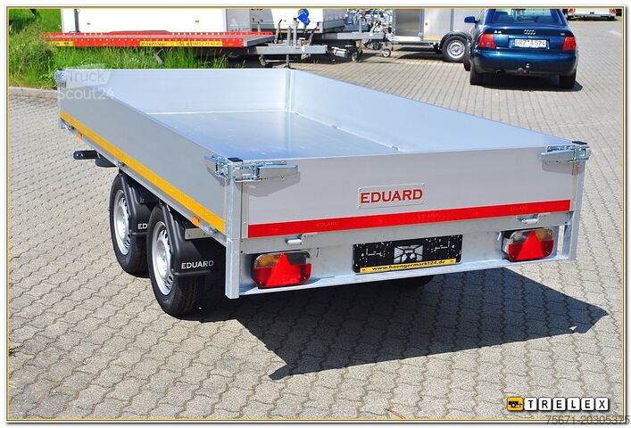 Remorque à benne basculante Eduard KH 3116 2 to Tandem Rückwärtskipper