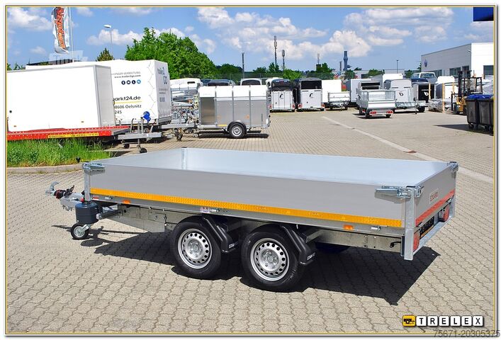 Remorque à benne basculante Eduard KH 3116 2 to Tandem Rückwärtskipper