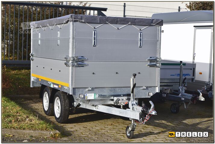 Remorque à benne basculante Eduard KH 3116 2 to Tandem Rückwärtskipper