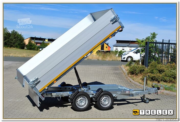 Remorque à benne basculante Eduard KH 3116 2 to Tandem Rückwärtskipper