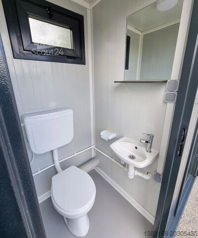 Pojemniki sanitarne Elipo® WC Sanitärcontainer Doppelkabine Toilette Frau / Frau Voll Ausgestattet