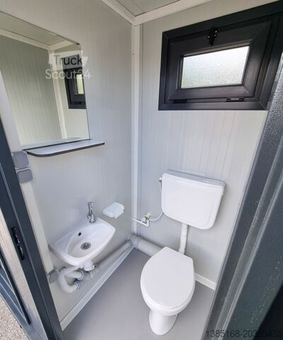 حاويات صحية Elipo® WC Sanitärcontainer Doppelkabine Toilette Frau / Frau Voll Ausgestattet