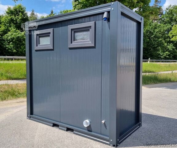 حاويات صحية Elipo® WC Sanitärcontainer Doppelkabine Toilette Frau / Frau Voll Ausgestattet
