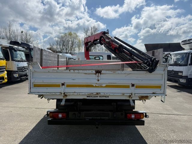 Three-way tipper van FUSO FUSO 7 C 15 K Kipper Meiller KRAN FASSI F40*FUNK