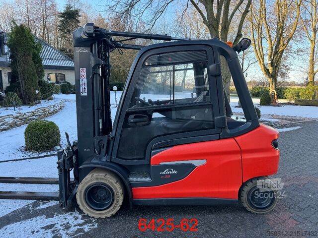 Első homlokrakodó targonca Linde E 35 L