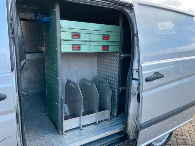 Вакуумен цистерна камион MERCEDES-BENZ Vito 109 CDI KA/ KARO CityJet 140-70 Spülwagen