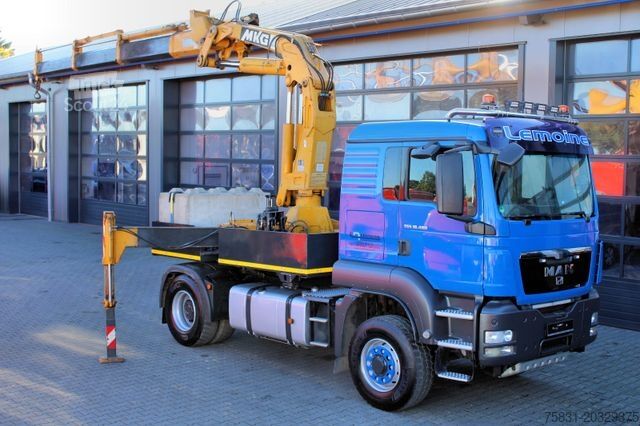Standarta vilcējs MAN TGS 18.480 4x4 BLS SZM+Pritsche MKG HLK 340 Kran