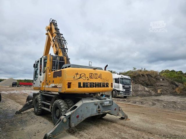 Mobilbagger LIEBHERR A 904-2 C Litronic mit fahrbarer  Kabine, Klima