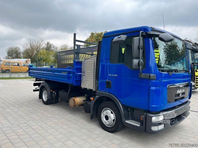 Transporter mit Kipper MAN 8.180