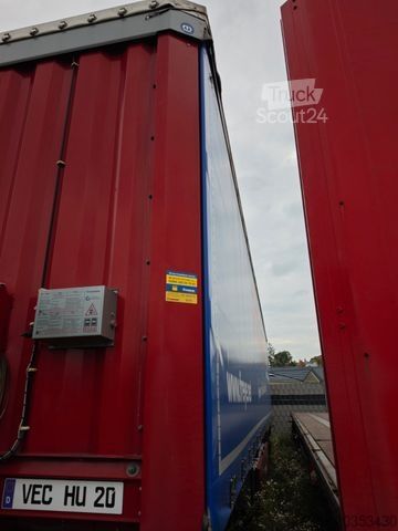 Open oplegger met zeil KRONE SDP 27 Profi RSAB  2*Lift  Alu  2*Palettenkasten