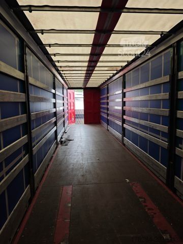 Open oplegger met zeil KRONE SDP 27 Profi RSAB  2*Lift  Alu  2*Palettenkasten