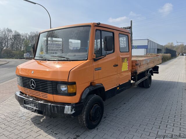 Pick-up bestelwagen Mercedes-Benz 609 D, Manual, Blatt / Blatt, Pritsche