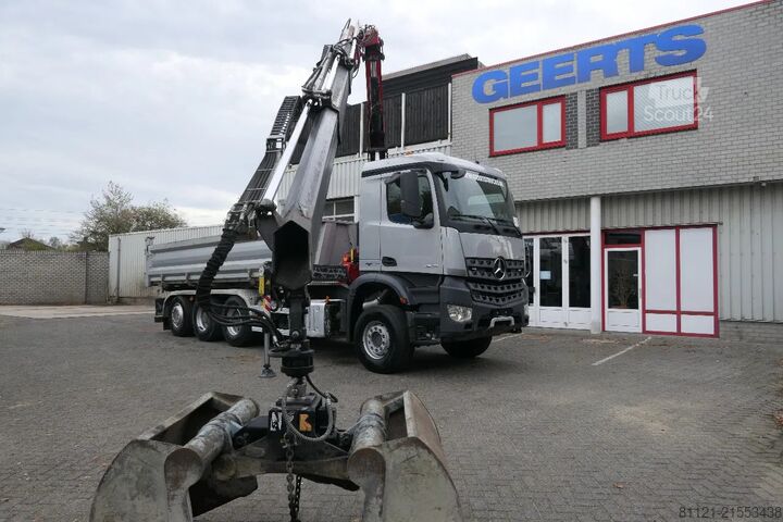 3-zijdige kipper Mercedes-Benz Arocs 3643 | 8X4 Tridem | 3 Side Tipper | Fassi...