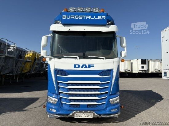 Вантажівка і причіп DAF XG+ 530 FTG 6X2 FULL AIR KOMPLETTZUG , HANGLER TIEFLADER