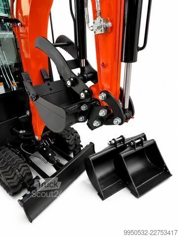 Mini bager z gretjem in klimatsko napravo Tec-Point SE18 Minibagger 1,8 Klasse