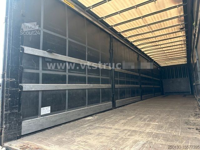 Naczepa otwarta z plandeką KRONE SD Pritsche + Plane, Ladebordwand,Edscha-Verdeck