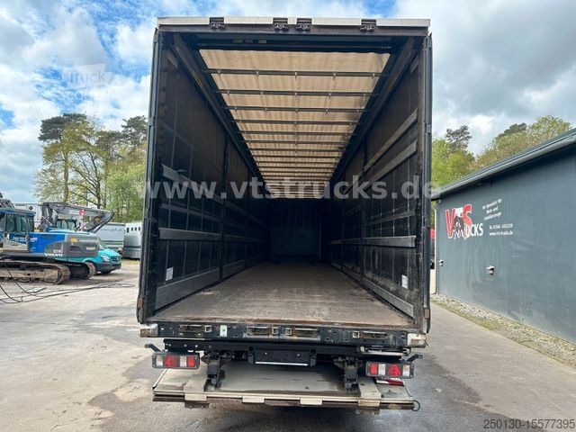 Naczepa otwarta z plandeką KRONE SD Pritsche + Plane, Ladebordwand,Edscha-Verdeck