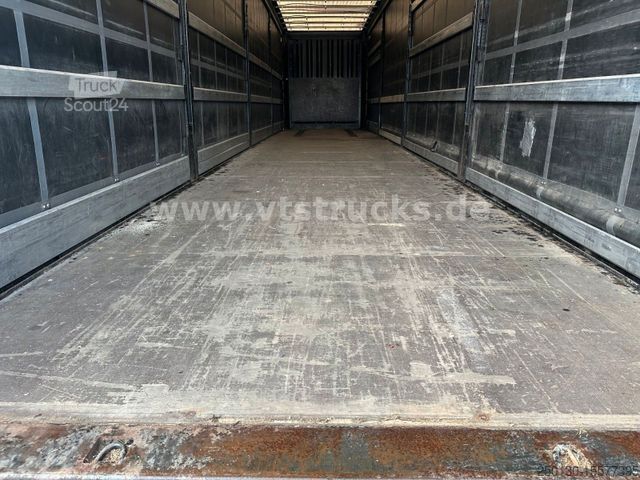 Naczepa otwarta z plandeką KRONE SD Pritsche + Plane, Ladebordwand,Edscha-Verdeck