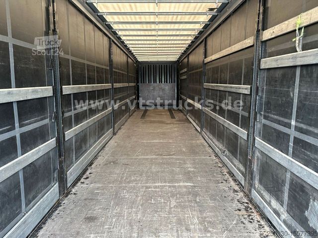 Naczepa otwarta z plandeką KRONE SD Pritsche + Plane, Ladebordwand,Edscha-Verdeck