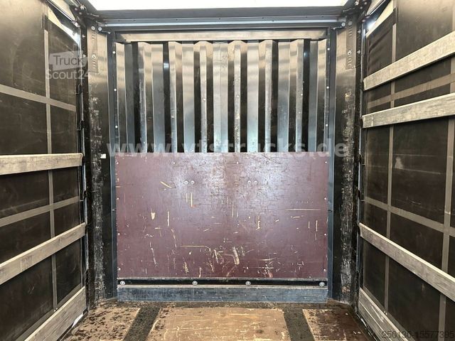 Naczepa otwarta z plandeką KRONE SD Pritsche + Plane, Ladebordwand,Edscha-Verdeck