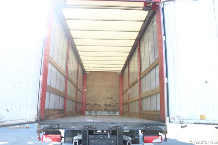 Platformas kravas automašīna ar tentu Scania P280 E6 Schiebeplane  Edscha  LBW 2t.  Navi