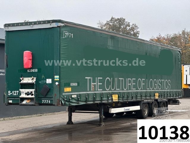 Open oplegger met zeil KRONE SD Pritsche + Plane Edscha-Verdeck