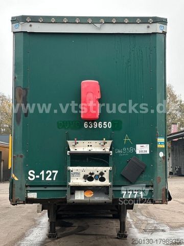 Open oplegger met zeil KRONE SD Pritsche + Plane Edscha-Verdeck