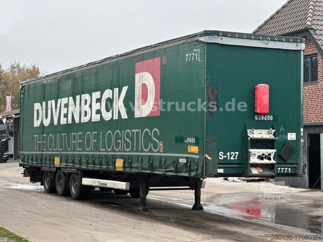 Odprta polprikolica s ponjavo KRONE SD Pritsche + Plane Edscha-Verdeck