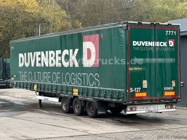 Open oplegger met zeil KRONE SD Pritsche + Plane Edscha-Verdeck