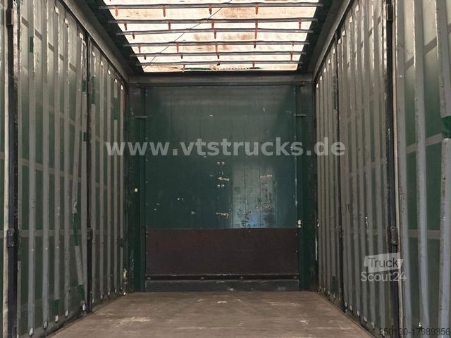 Open oplegger met zeil KRONE SD Pritsche + Plane Edscha-Verdeck