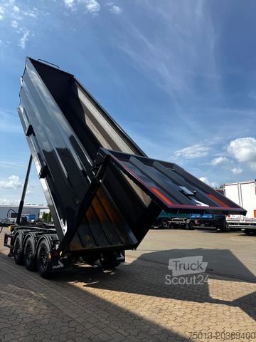 Billenős félpótkocsi STAS 50 cbm HardoX Gesteinskipper, MIETEN?