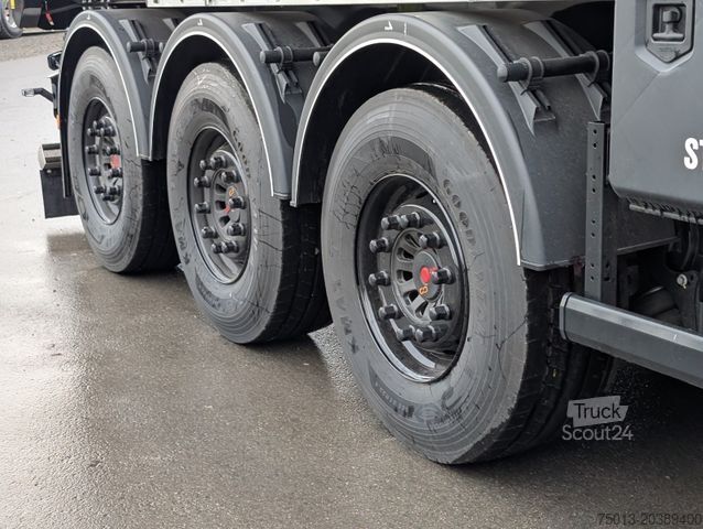 Billenős félpótkocsi STAS 50 cbm HardoX Gesteinskipper, MIETEN?