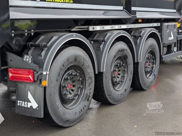 Billenős félpótkocsi STAS 50 cbm HardoX Gesteinskipper, MIETEN?