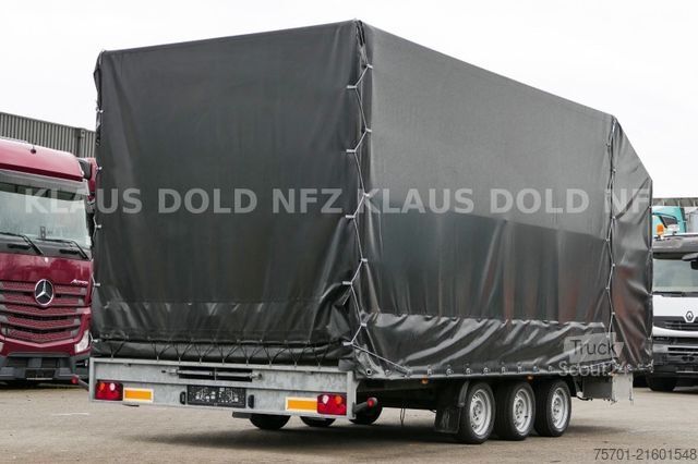 Ремарке за превоз на автомобили NIEWIADOW Leichter Autotransporter 3-Achsen Seilwinde