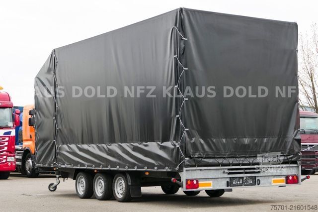 Ремарке за превоз на автомобили NIEWIADOW Leichter Autotransporter 3-Achsen Seilwinde