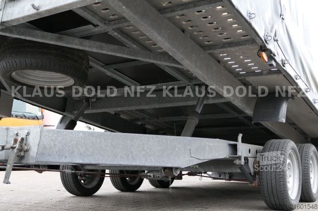 Ремарке за превоз на автомобили NIEWIADOW Leichter Autotransporter 3-Achsen Seilwinde