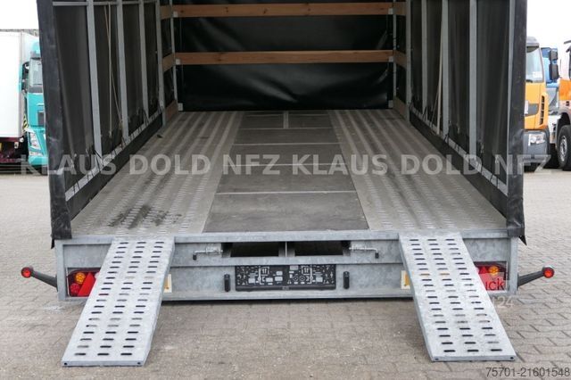 Ремарке за превоз на автомобили NIEWIADOW Leichter Autotransporter 3-Achsen Seilwinde